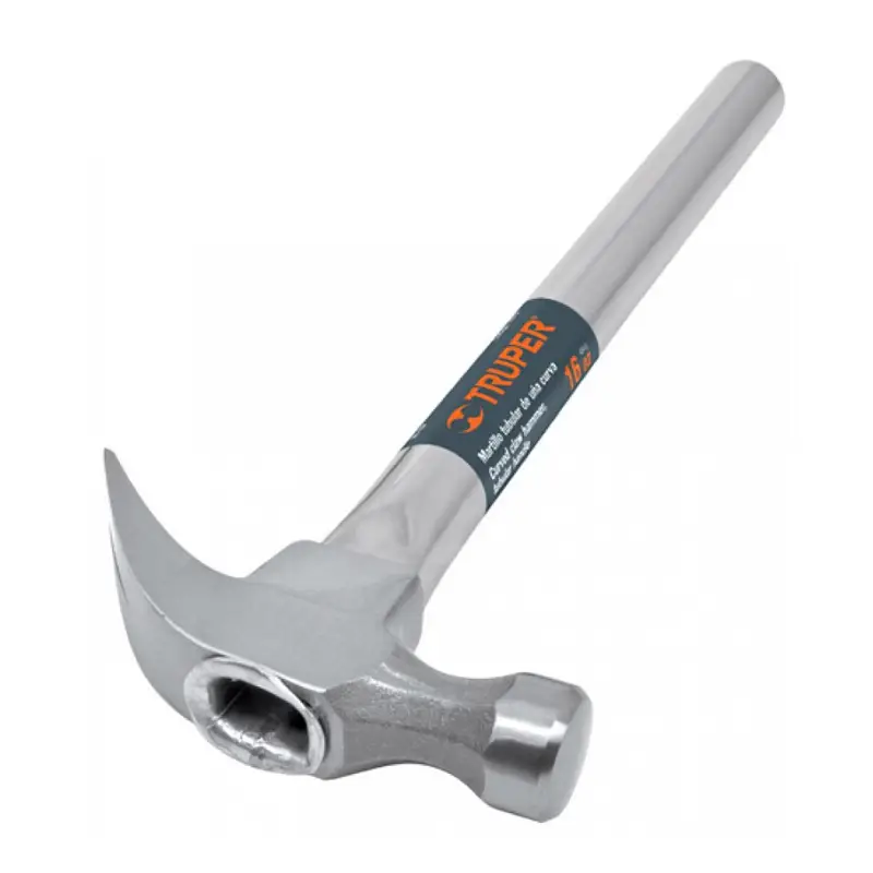 Martillo Tubular Pulido 20 Oz Truper 16703-MTR-20 Uña Recta