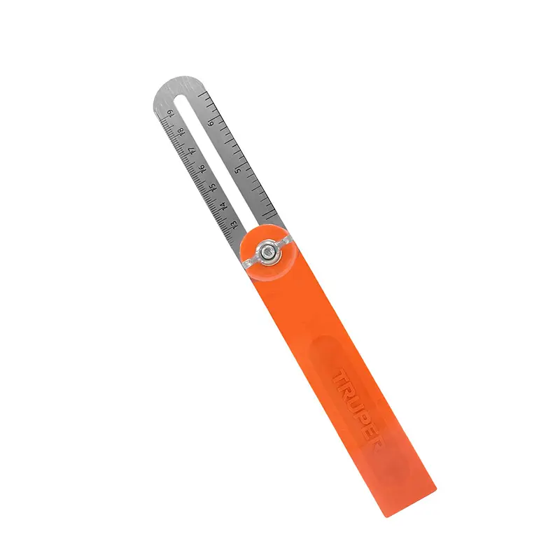 Escuadra Falsa Regla Acero Inoxidable Truper 14382 8 Pulg