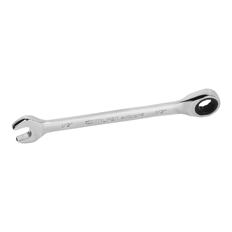 Llave combinada con matraca 1/2″ Truper 15738