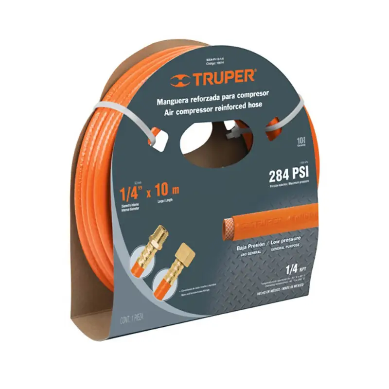 Manguera Reforzada de PVC para Compresor 15 m Truper 19015