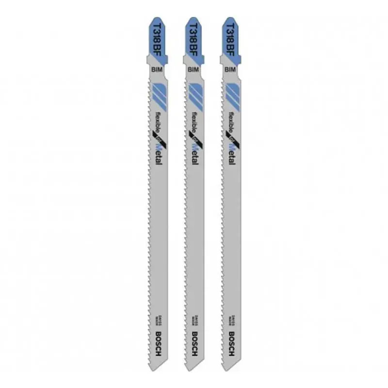 Seguetas para Sierra Caladora Bosch T318BF 3pzs