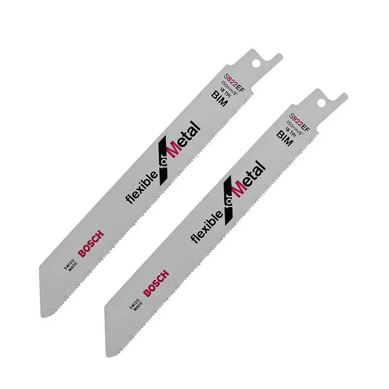 Segueta Bosch S 922 EF para Corte de Chapas, Perfiles y Tubos