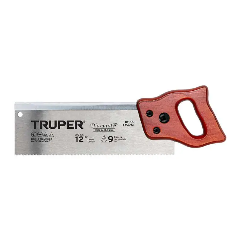 Serrucho de Costilla Diamante de 9 pulg Truper STCX-12