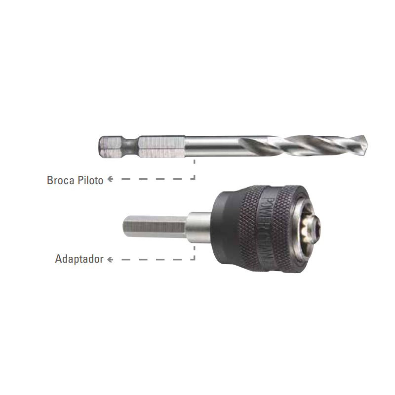 Adaptador de Broca Piloto HSS Makita B-11536