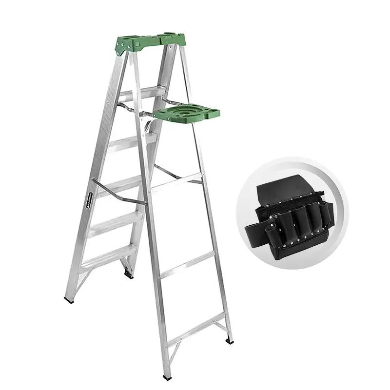 Escalera de Tijera Cuprum C-2213-06 + PORTAHERRAMIENTAS