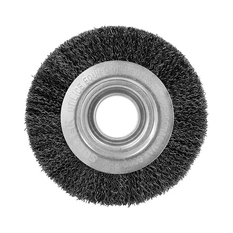 Carda Para Esmeril de Alambre Ondulado Surtek C541 6 Pulg
