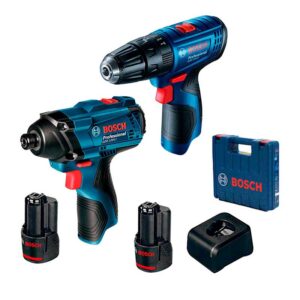 Combo Atornillador de Impacto GDR 120-LI + TALADRO GSB 120-LI BOSCH