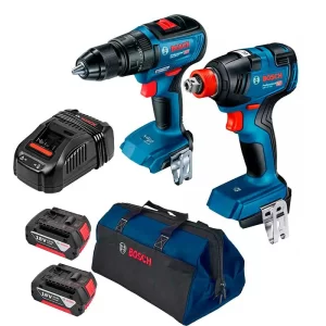 Combo Bosch Llave de Impacto + Rotomartillo Brushlees 18V
