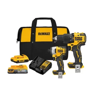 Combo Rotomartillo Dewalt Atomic + ATORNILLADOR DE IMPACTO 20V BL