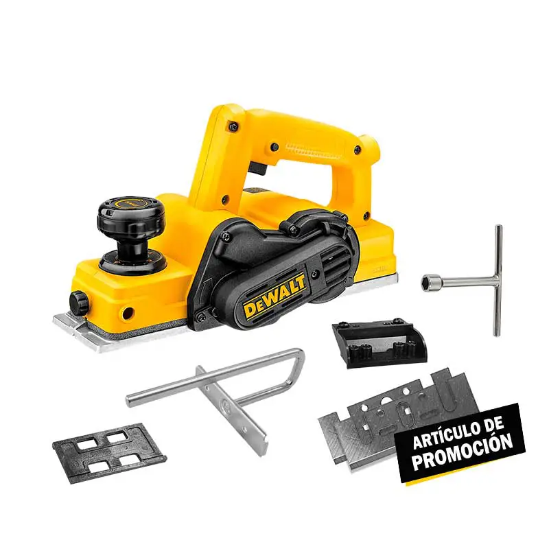Cepillo Eléctrico 1/16 Pulg Dewalt D26676-B3 550W +Cuchilla