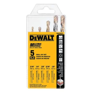 Juego de Brocas Multimaterial Dewalt DWA56015 5 PZS.