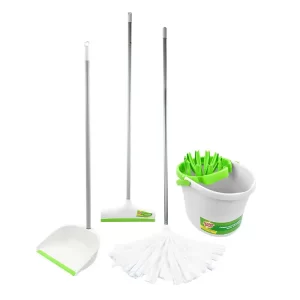 Kit de Limpieza Scotch Brite Jalador +Cubeta +Mop +Recogedor
