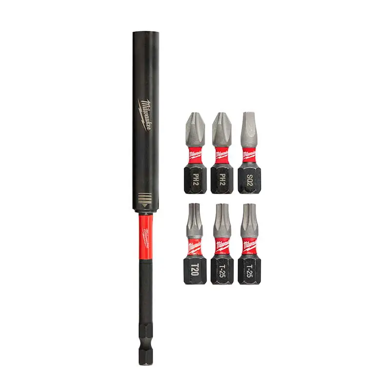 Extensión Magnética Impacto + 6 Puntas Milwaukee 48-32-4518