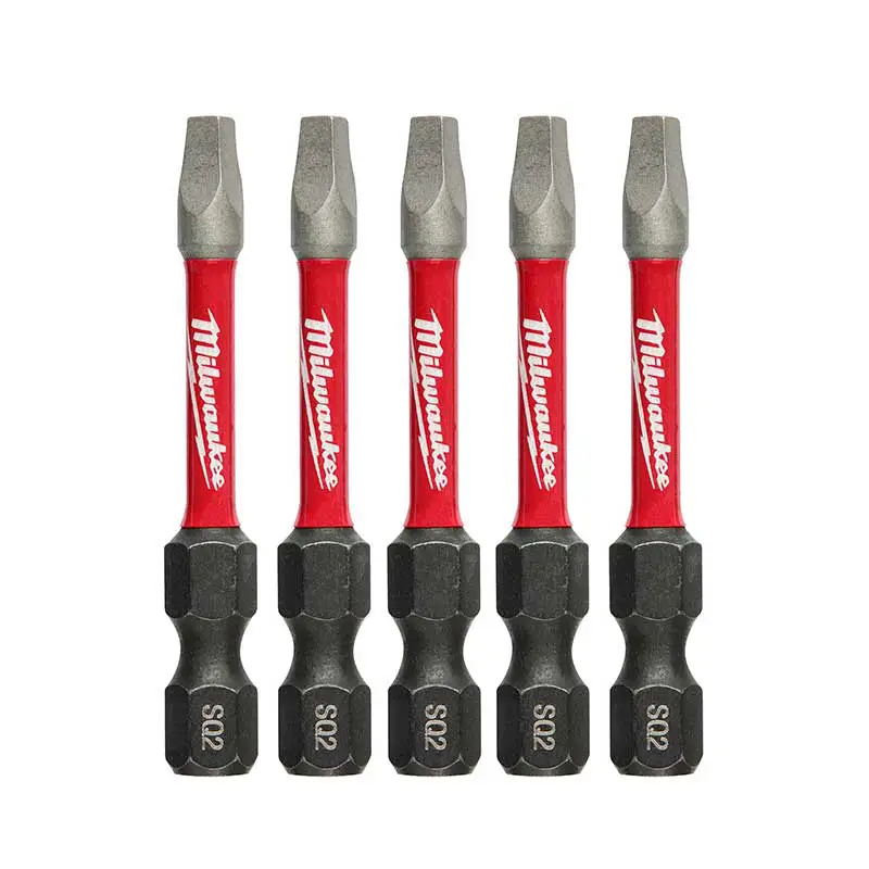 Puntas de Impacto SQ2 2 Pulg Milwaukee 48-32-4606 5 Pzas