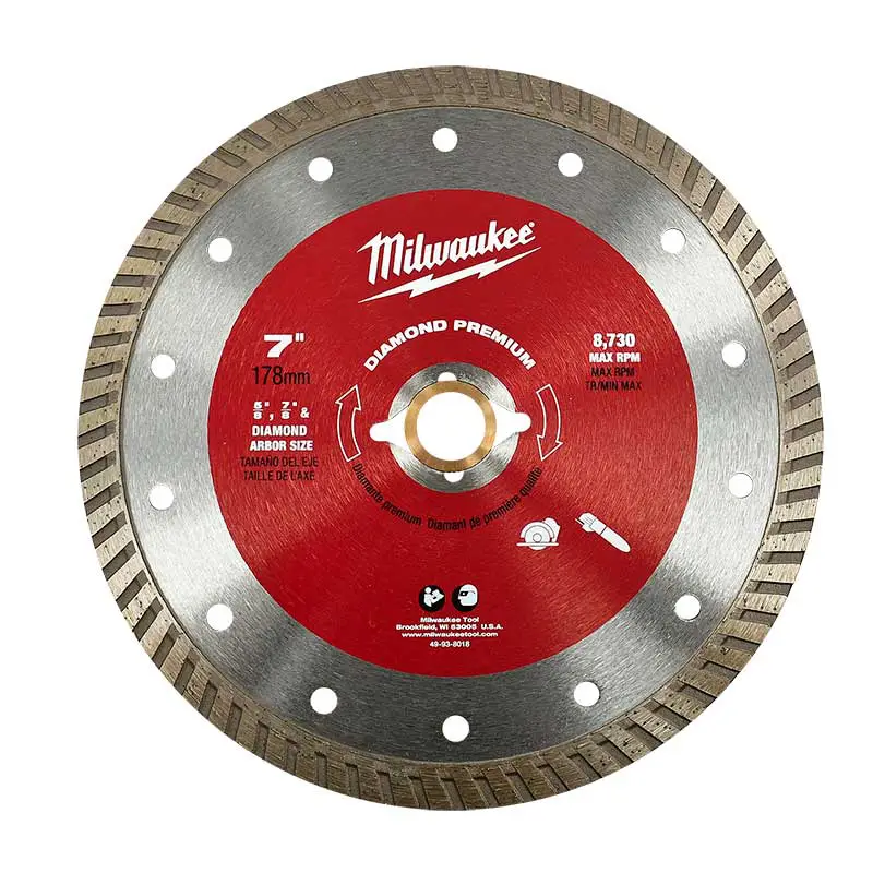 Disco Diamantado Milwaukee 49-93-8018 7 PULG