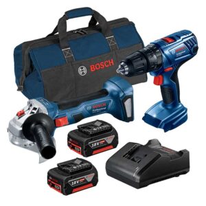 Rotomartillo Bosch GSB 180-LI 18V + Esmeriladora Brushless
