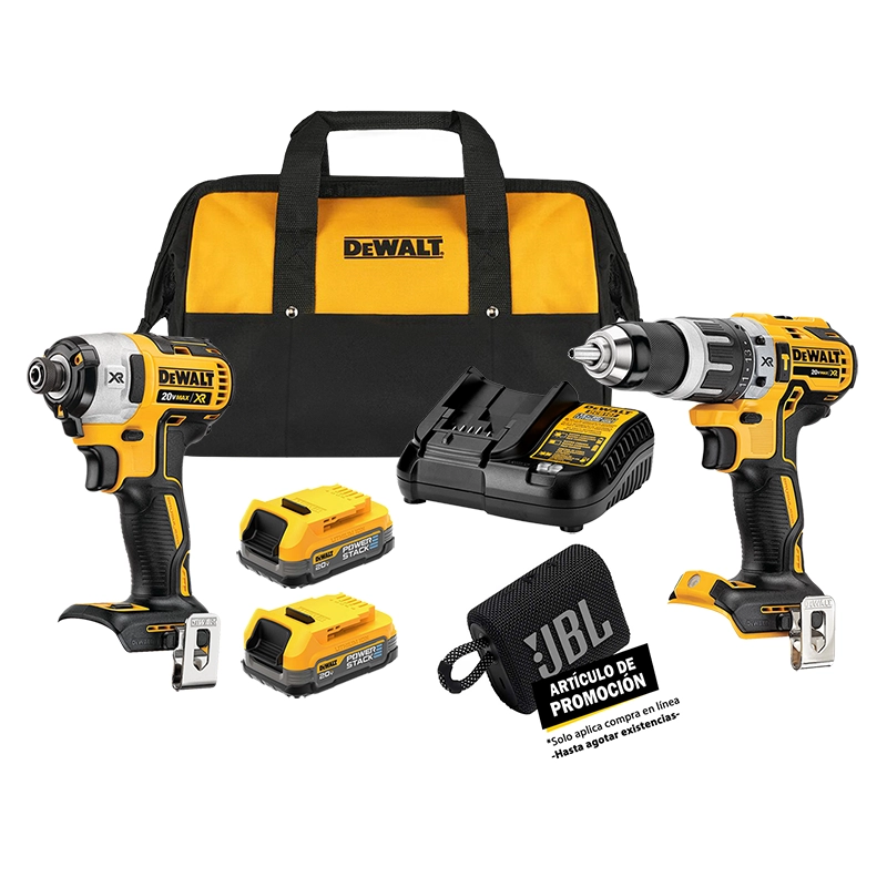 Rotomartillo Brushless Dewalt DCK287E2-B3 + Atornillador