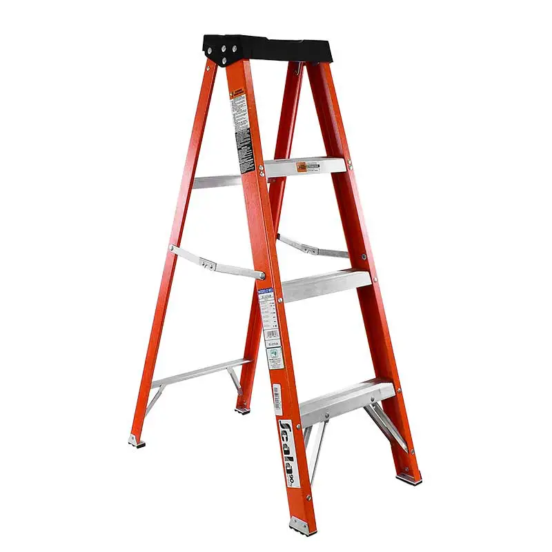 Escalera De Tijera Fibra de Vidrio Scala SC-3310-04 90 KG