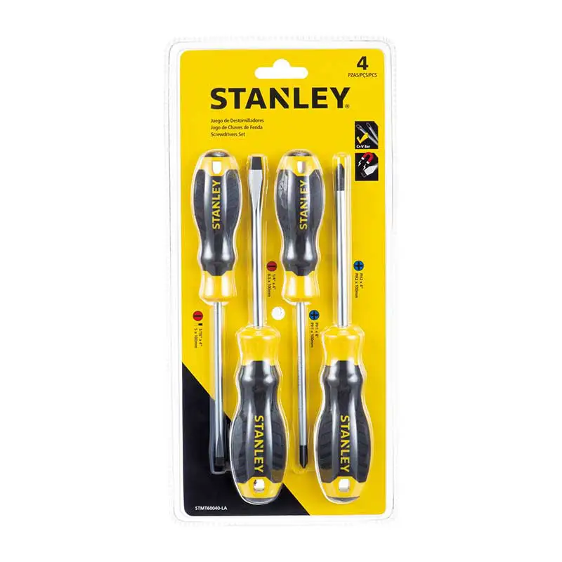 Desarmadores Stanley STMT60040-LA 4pzs
