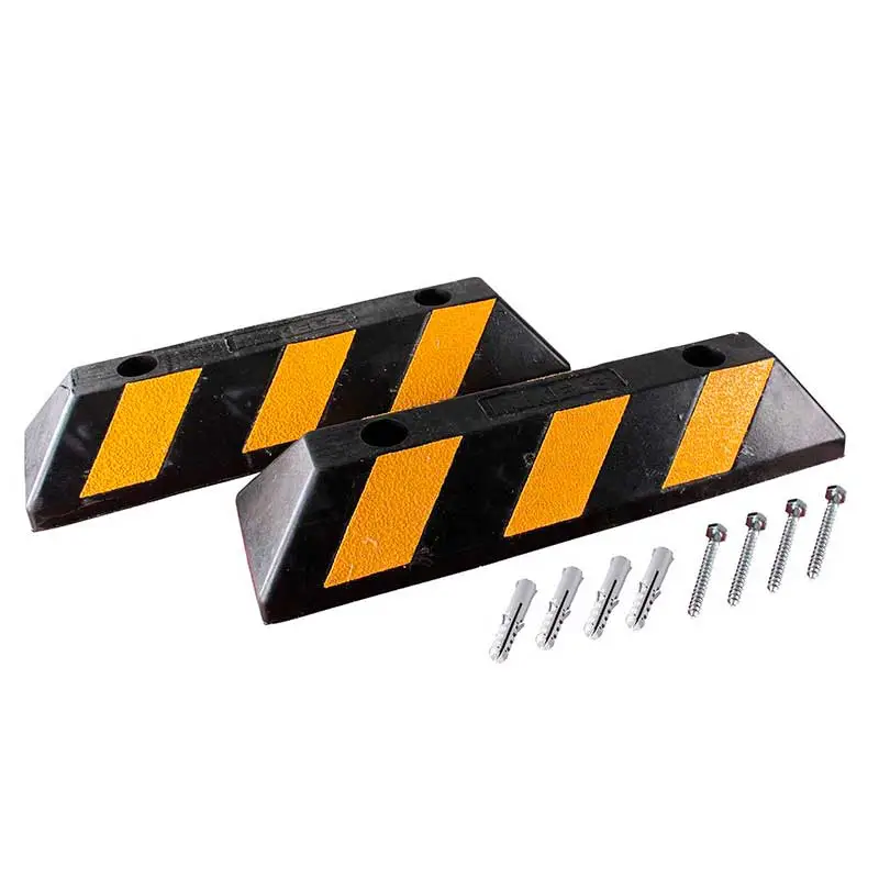 Topes de Estacionamiento 1 Par Mikels TE-55 15x10x55cm 2pzs