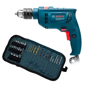 Taladro Rotomartillo Bosch GSB 550 RE 550W + 34 BROCAS Y PUNTAS